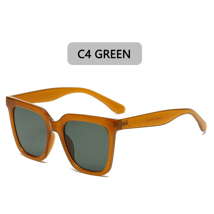 Retro Rectangle Sunglasses – Women’s Fashion Shades