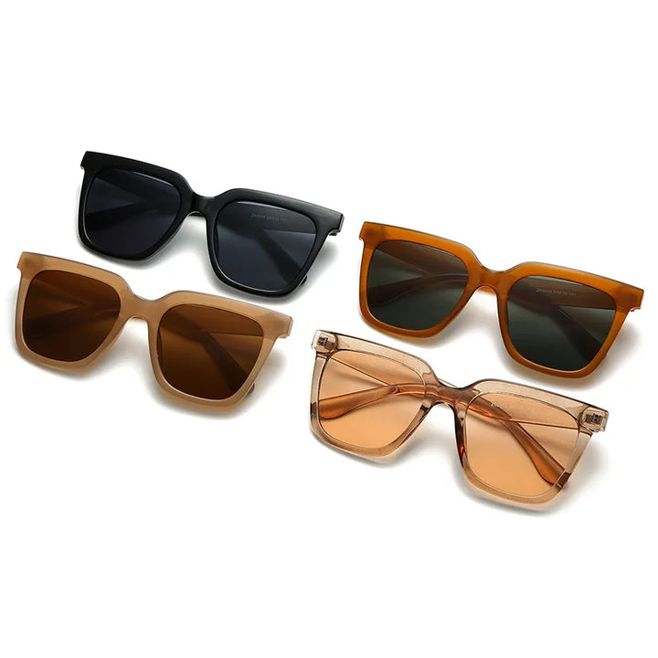 Retro Rectangle Sunglasses – Women’s Fashion Shades