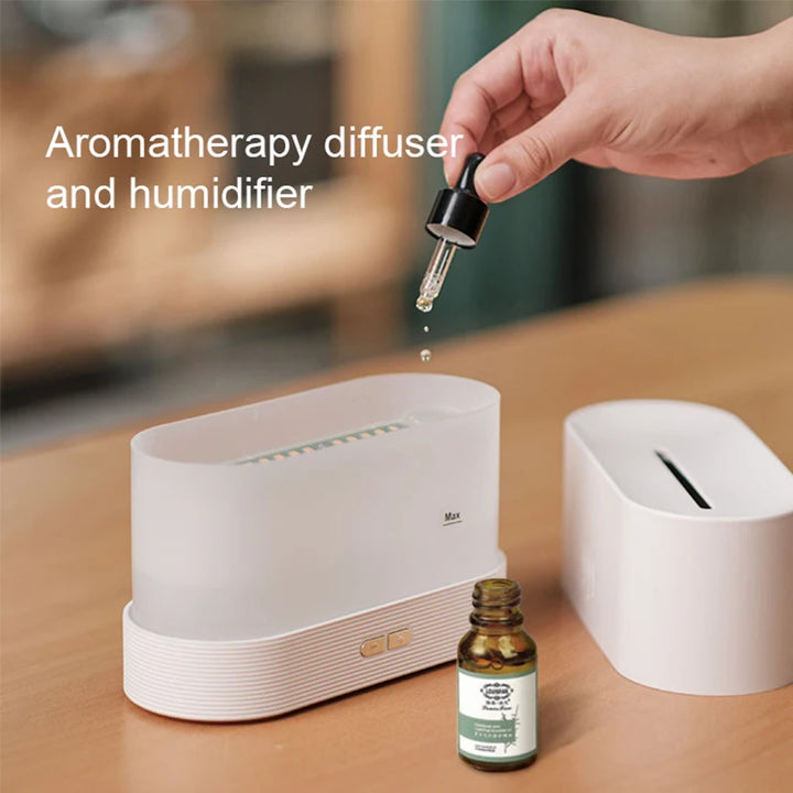 Kinscoter Aroma Diffuser – Ultrasonic Flame Humidifier