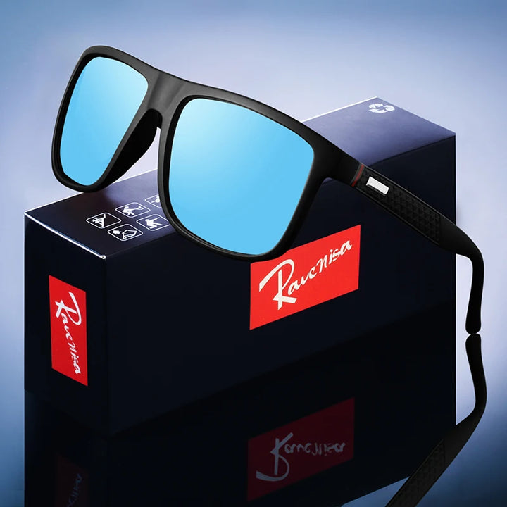Vintage Square Sunglasses – Men’s UV400 Eyewear