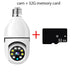 E27 WiFi Bulb Camera – Night Vision Security Monitor