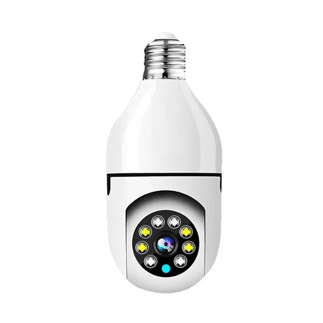 E27 WiFi Bulb Camera – Night Vision Security Monitor