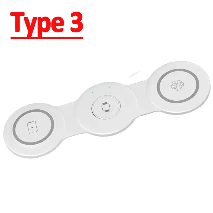 100W 3-in-1 Fast Wireless Charging Dock for Apple