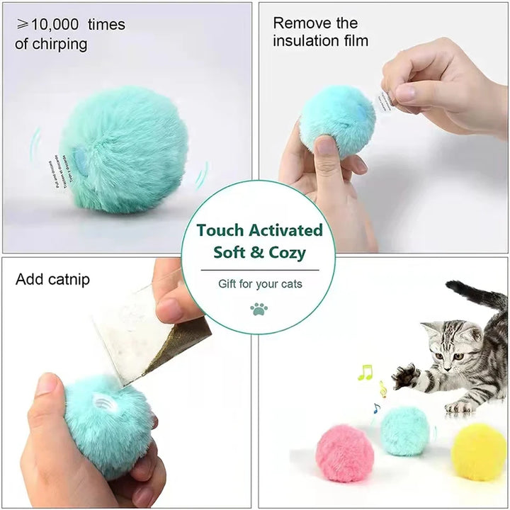 Interactive Smart Cat Ball – Electric Catnip Toy