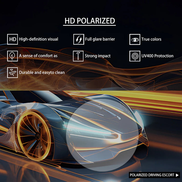 Vintage Square Sunglasses – Men’s UV400 Eyewear