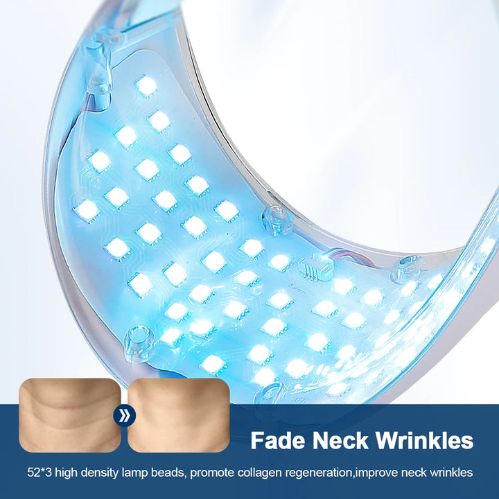 LED therapy facial mask for skin rejuvenation.