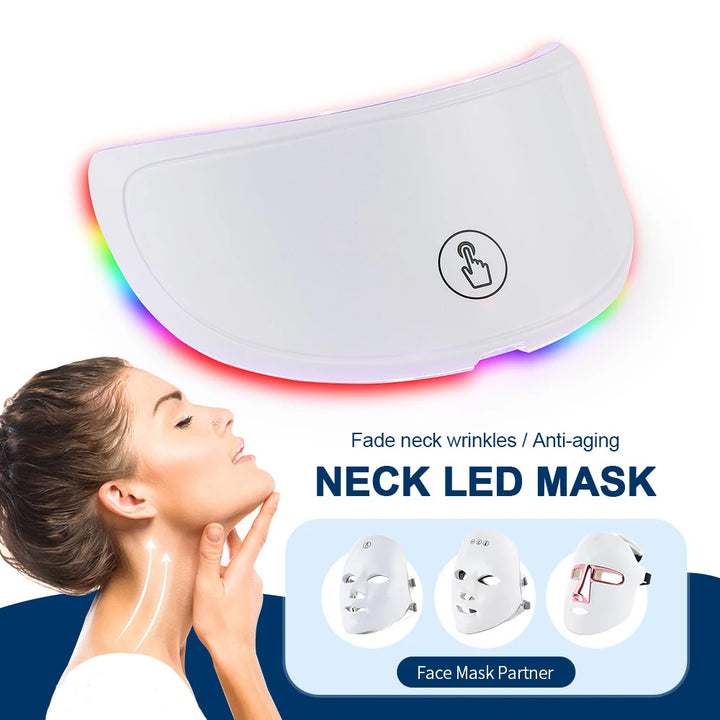 LED therapy facial mask for skin rejuvenation.