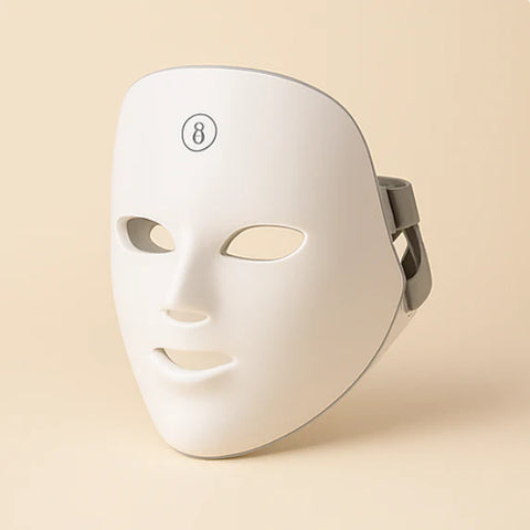 LED therapy facial mask for skin rejuvenation.