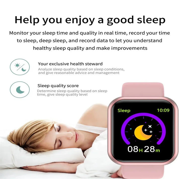 Smartwatch Y68 D20 – Fitness Tracker for Men & Women