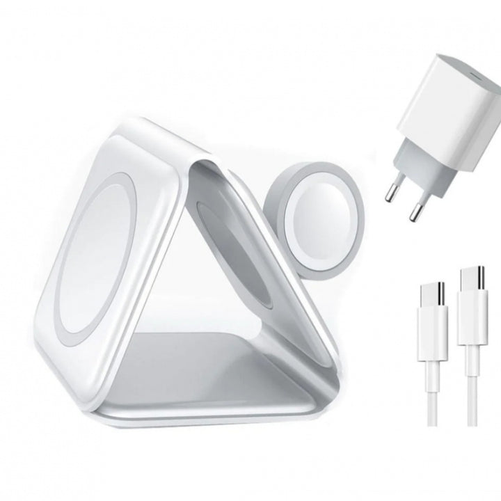 100W 3-in-1 Fast Wireless Charging Dock for Apple